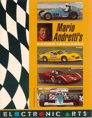 Mario Andretti’s Racing Challenge cover art for DOS