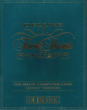 Deluxe Trivial Pursuit cover art for DOS