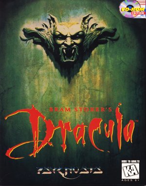 Bram Stoker’s Dracula cover art for DOS