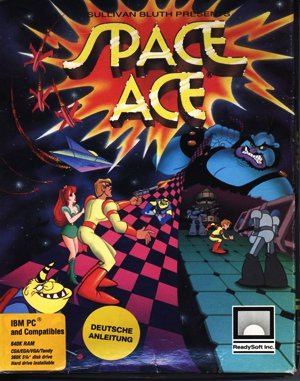 Space Ace cover art for DOS