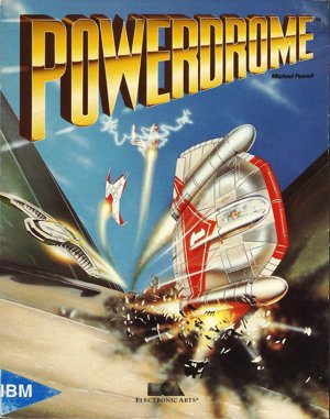 Powerdrome cover art for DOS