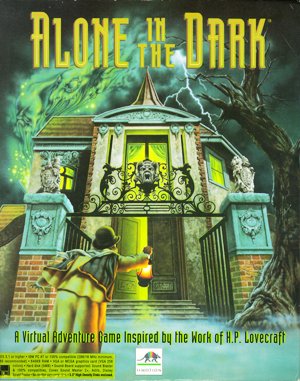 Alone in the Dark cover art for DOS