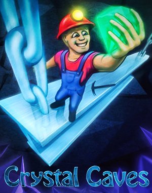 Crystal Caves cover art for DOS