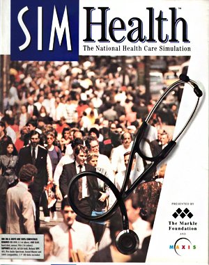 SimHealth cover art for DOS