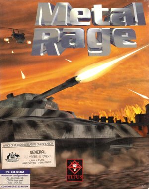 Metal Rage: Defender of the Earth cover art for DOS