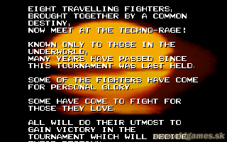 Battle Arena Toshinden cover art for DOS
