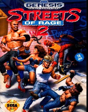 Streets of Rage 2 cover art for Genesis