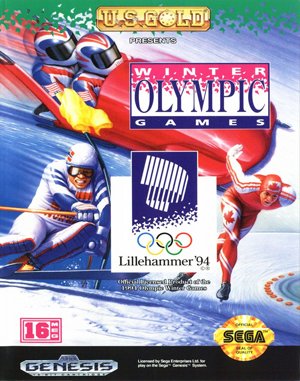 Winter Olympics: Lillehammer ’94 cover art for DOS