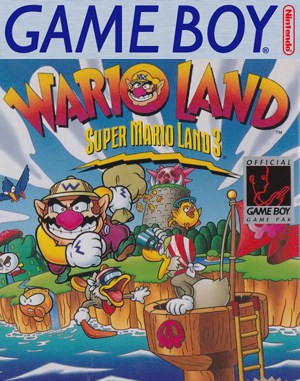 Wario Land: Super Mario Land 3 cover art for Game Boy