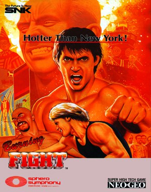Burning Fight cover art for Neo Geo