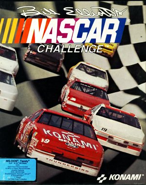 Bill Elliott’s NASCAR Challenge cover art for DOS