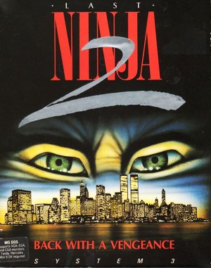 Last Ninja 2: Back with a Vengeance cover art for DOS