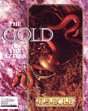 The Gold of the Aztecs cover art for DOS